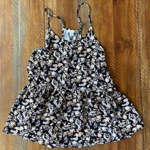 American Eagle Floral Top Shirt Blouse Large